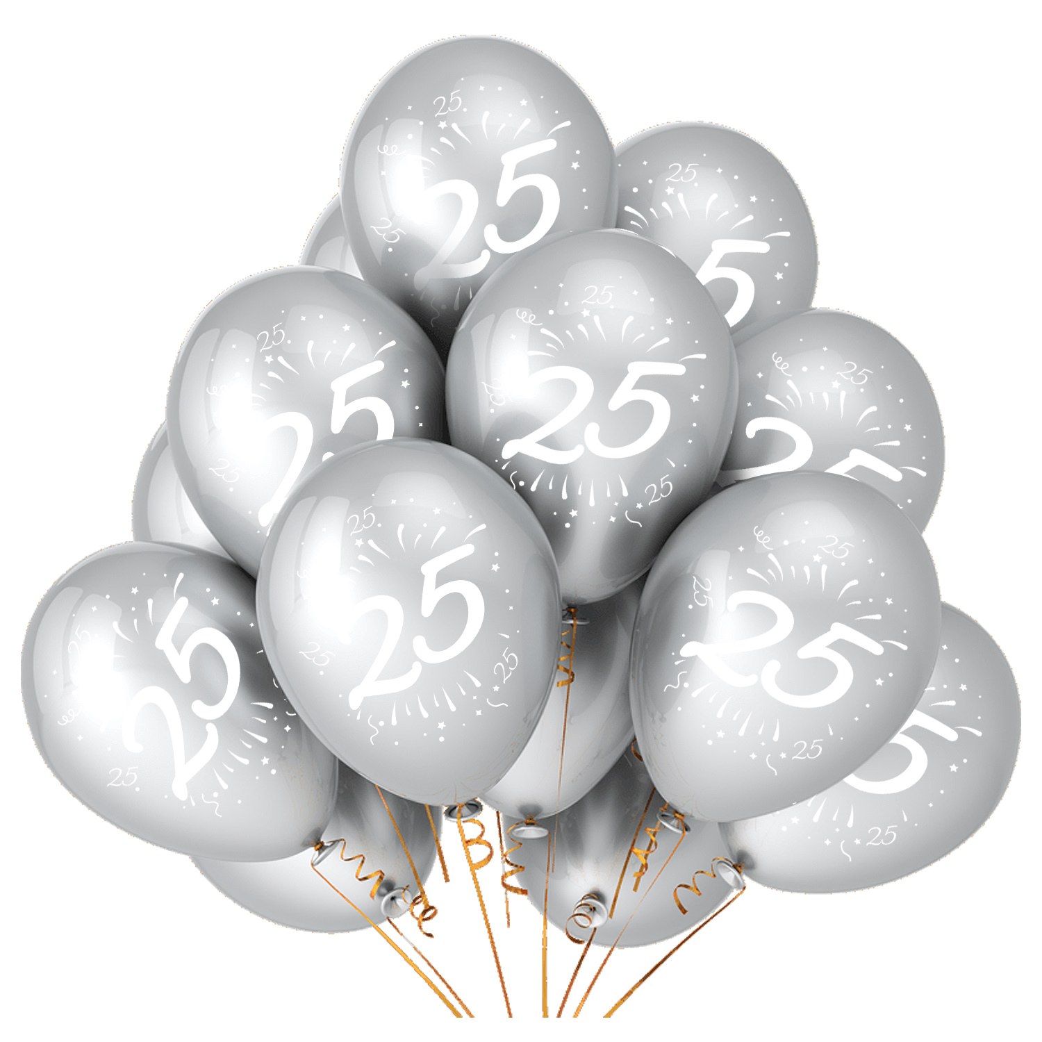 Luftballon Set Zahl 25 Fur Geburtstag Silberhochzeit Party Deko Ballons Silber Ebay Checkliste Kirchliche Hochzeit